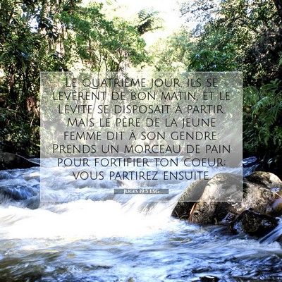 Juges 19:5 LSG Image du verset biblique