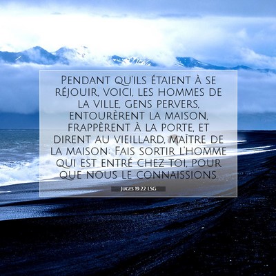 Juges 19:22 LSG Image du verset biblique