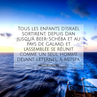 Juges 20:1 Verset biblique expliqué