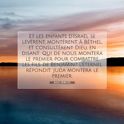 Juges 20:18 Verset biblique expliqué