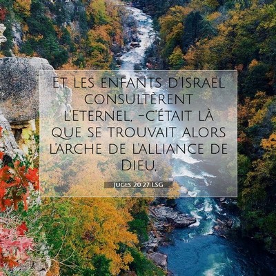 Juges 20:27 LSG Image du verset biblique