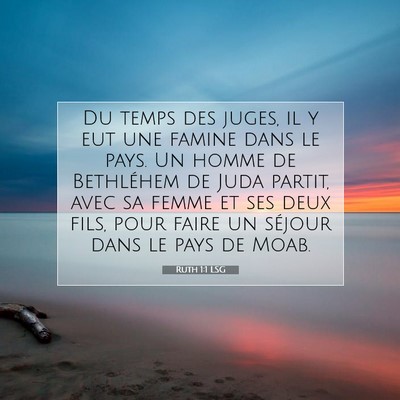 Ruth 1:1 Verset biblique expliqué