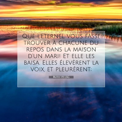 Ruth 1:9 LSG Image du verset biblique