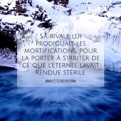 1 Samuel 1:6 Verset biblique expliqué