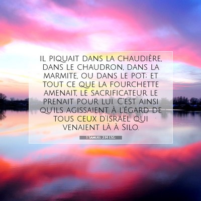 1 Samuel 2:14 Verset biblique expliqué