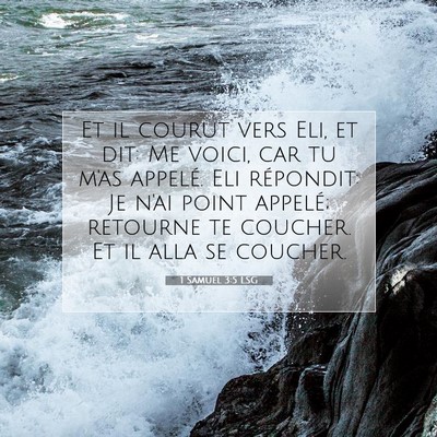 1 Samuel 3:5 Verset biblique expliqué