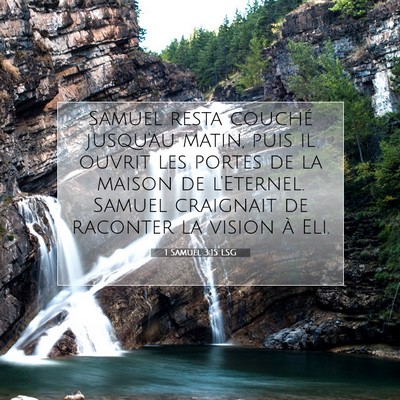 1 Samuel 3:15 LSG Image du verset biblique