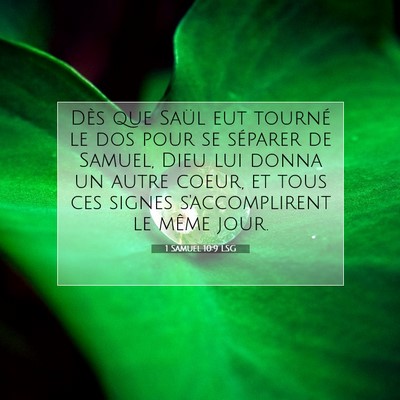 1 Samuel 10:9 LSG Image du verset biblique