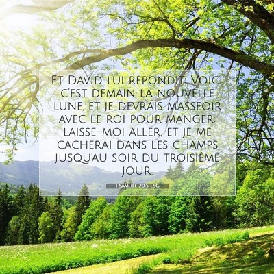 1 Samuel 20:5 LSG Image du verset biblique