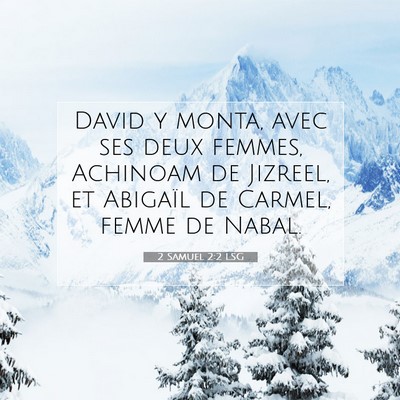 2 Samuel 2:2 LSG Image du verset biblique