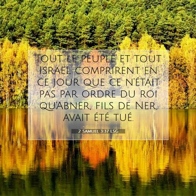 2 Samuel 3:37 LSG Image du verset biblique