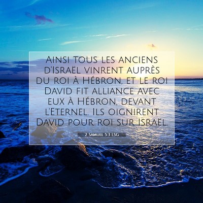 2 Samuel 5:3 LSG Image du verset biblique