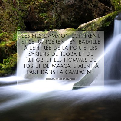 2 Samuel 10:8 Verset biblique expliqué