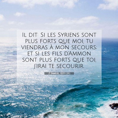 2 Samuel 10:11 LSG Image du verset biblique