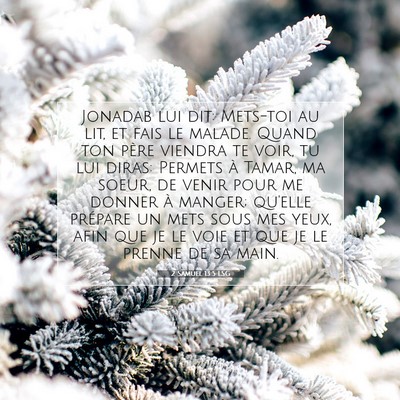 2 Samuel 13:5 Verset biblique expliqué