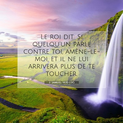 2 Samuel 14:10 LSG Image du verset biblique