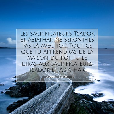 2 Samuel 15:35 LSG Image du verset biblique