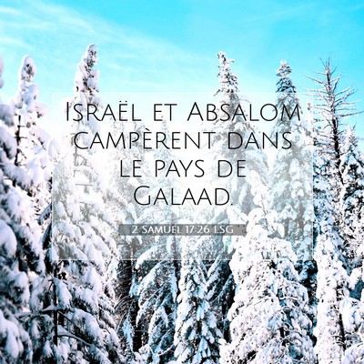 2 Samuel 17:26 LSG Image du verset biblique