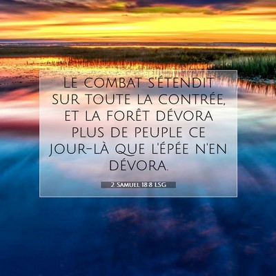 2 Samuel 18:8 Verset biblique expliqué