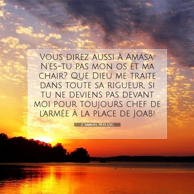 2 Samuel 19:13 Verset biblique expliqué