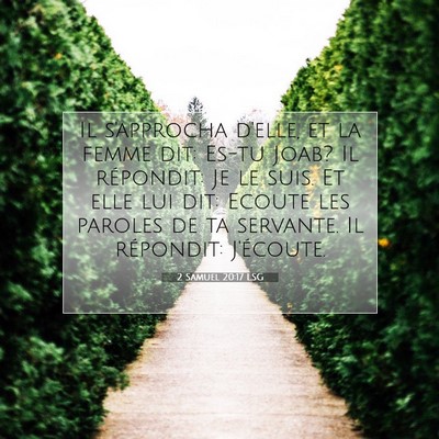 2 Samuel 20:17 Verset biblique expliqué