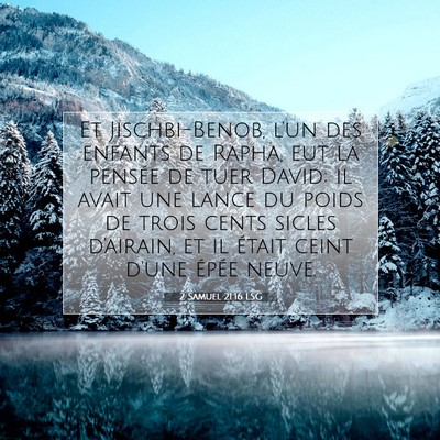 2 Samuel 21:16 Verset biblique expliqué