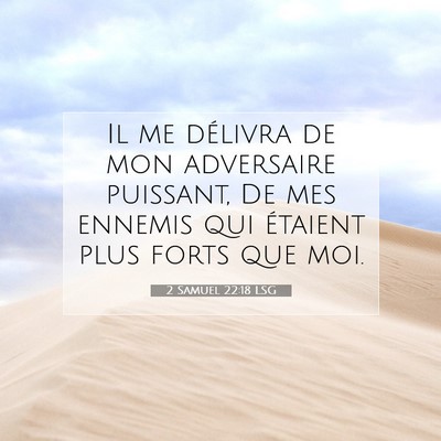 2 Samuel 22:18 Verset biblique expliqué