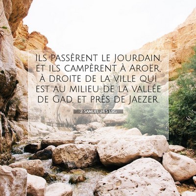 2 Samuel 24:5 Verset biblique expliqué