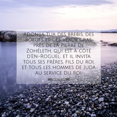 1 Rois 1:9 Verset biblique expliqué