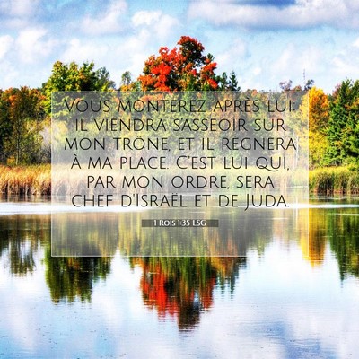 1 Rois 1:35 Verset biblique expliqué