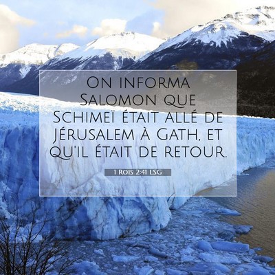 1 Rois 2:41 Verset biblique expliqué