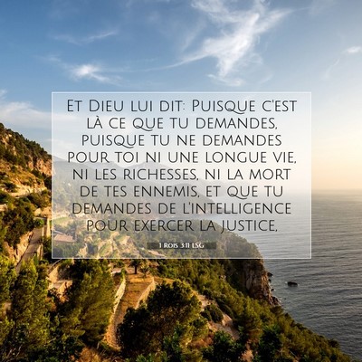 1 Rois 3:11 Verset biblique expliqué