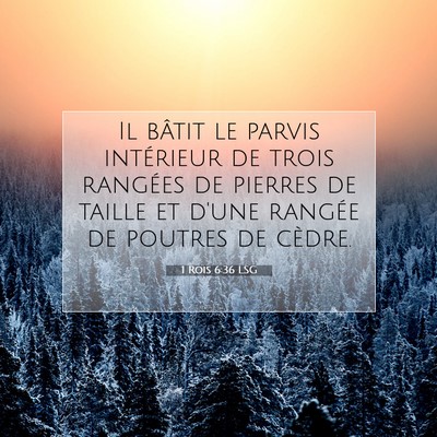 1 Rois 6:36 Verset biblique expliqué