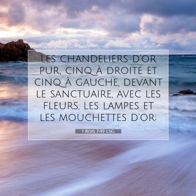 1 Rois 7:49 Verset biblique expliqué