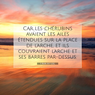 1 Rois 8:7 LSG Image du verset biblique