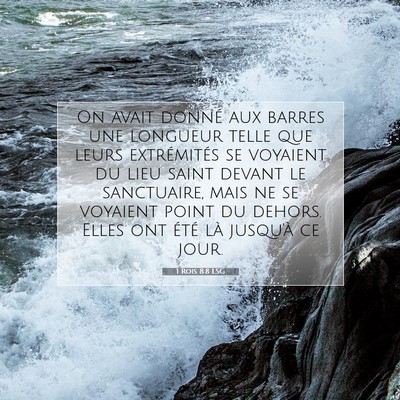 1 Rois 8:8 LSG Image du verset biblique