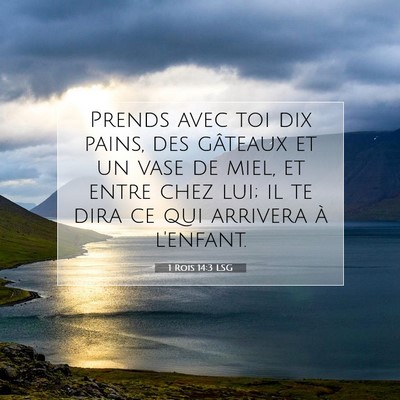 1 Rois 14:3 Verset biblique expliqué