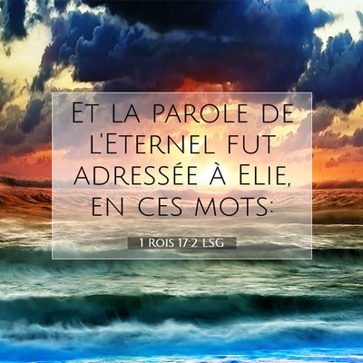 1 Rois 17:2 Verset biblique expliqué