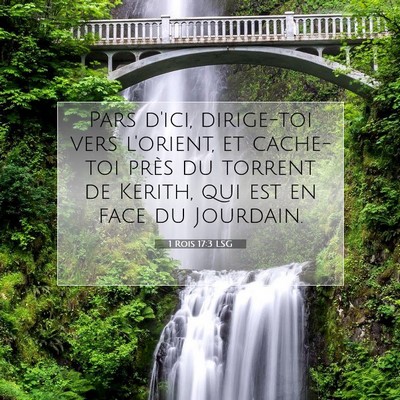 1 Rois 17:3 LSG Image du verset biblique