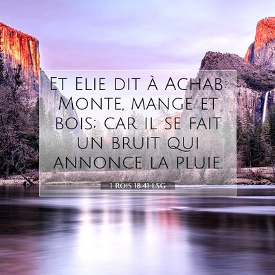 1 Rois 18:41 Verset biblique expliqué