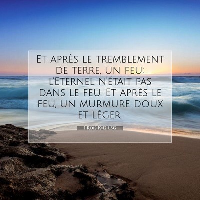 1 Rois 19:12 Verset biblique expliqué