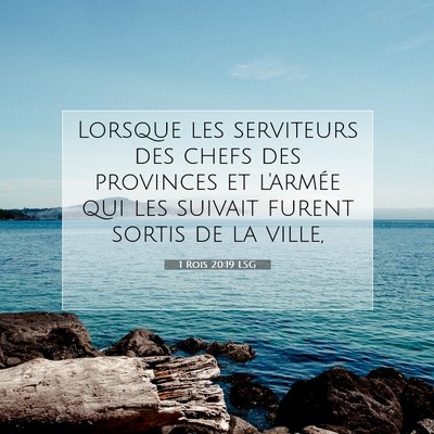 1 Rois 20:19 LSG Image du verset biblique