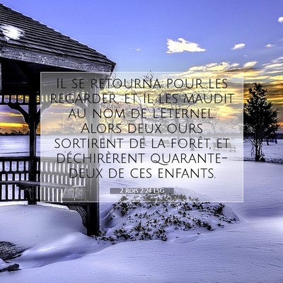 2 Rois 2:24 Verset biblique expliqué