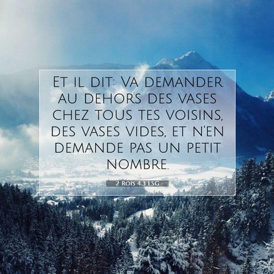 2 Rois 4:3 LSG Image du verset biblique