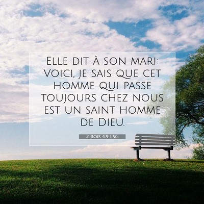 2 Rois 4:9 LSG Image du verset biblique