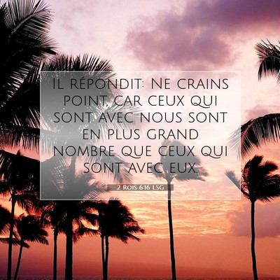 2 Rois 6:16 Verset biblique expliqué