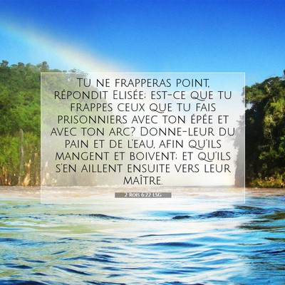 2 Rois 6:22 LSG Image du verset biblique