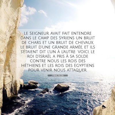 2 Rois 7:6 LSG Image du verset biblique