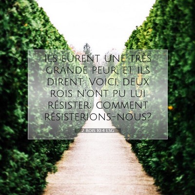 2 Rois 10:4 Verset biblique expliqué