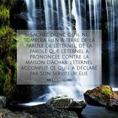 2 Rois 10:10 Verset biblique expliqué